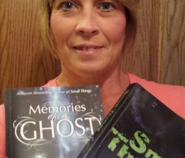 Becky Roberts Hardy with two of my books Becky Roberts Hardy with two of my books