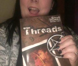 My sister Rebecca Jones and Threads.