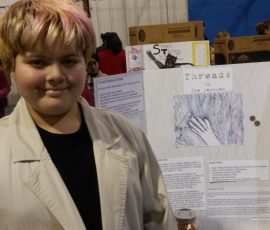 Fletcher DeRouen at the Arkansas Arts Academy Literary Fair 2014