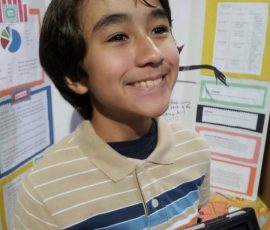 Jake Fennell at the Arkansas Arts Academy Literary Fair 2014