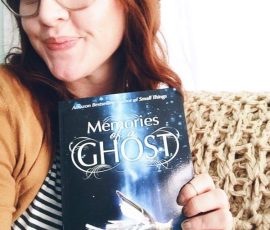 Melodie Maynard about to read Memories of a Ghost
